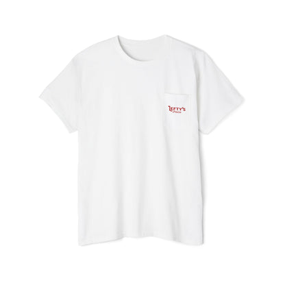 Unisex Heavy Cotton Pocket Tee - Lefty’s Parlor Vintage Style T-Shirt
