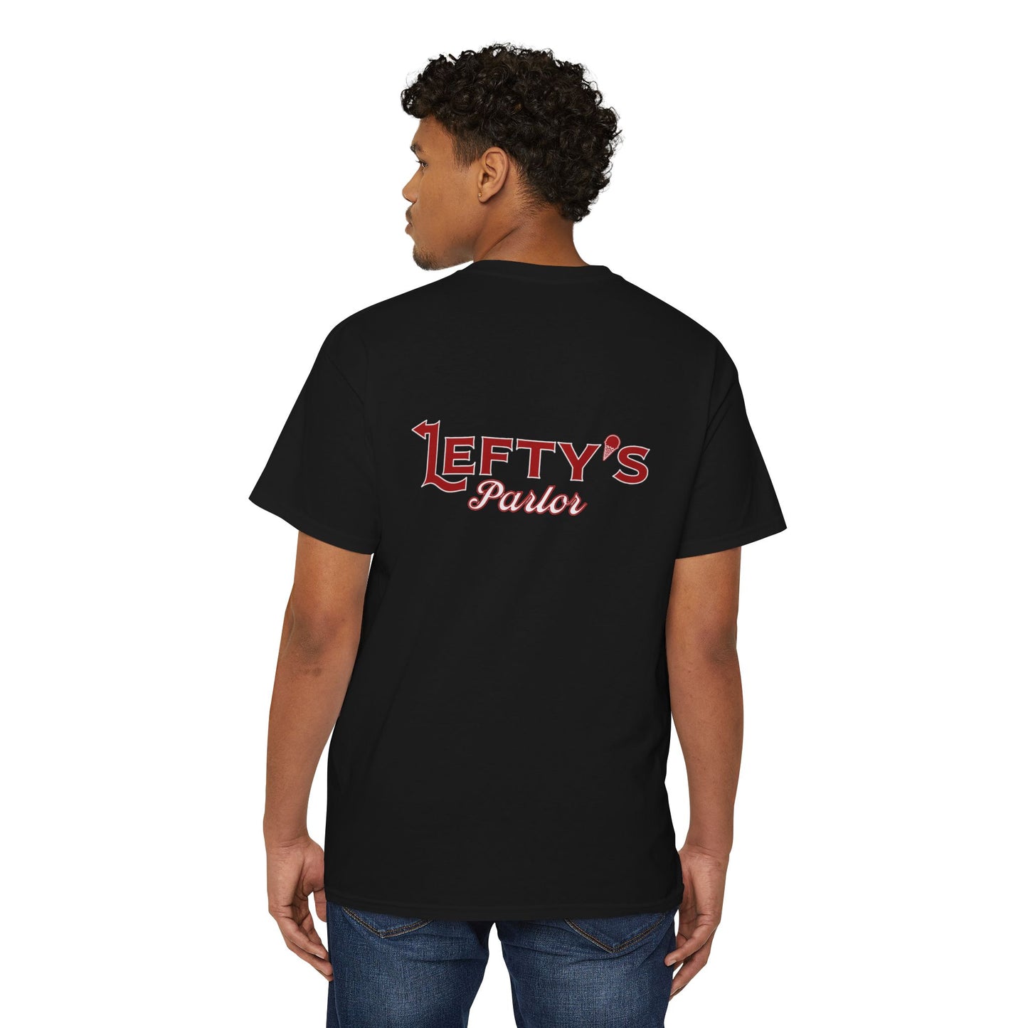 Unisex Heavy Cotton Pocket Tee - Lefty’s Parlor Vintage Style T-Shirt