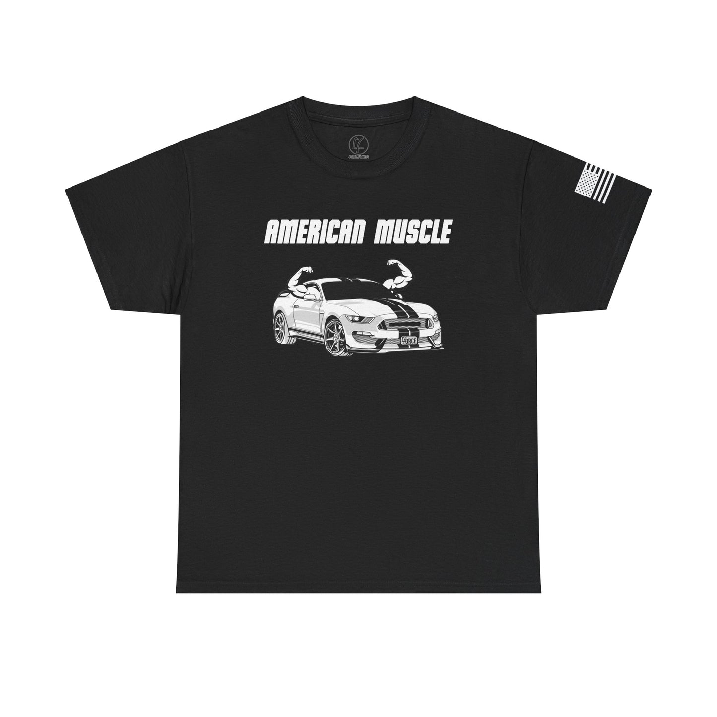 'American Muscle' Classic T-Shirt + Sleeve Print