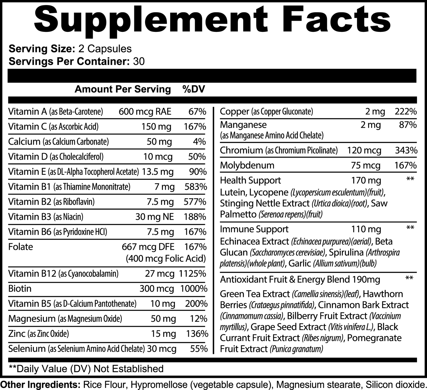 Multivitamin - Optimized for Bodybuilders