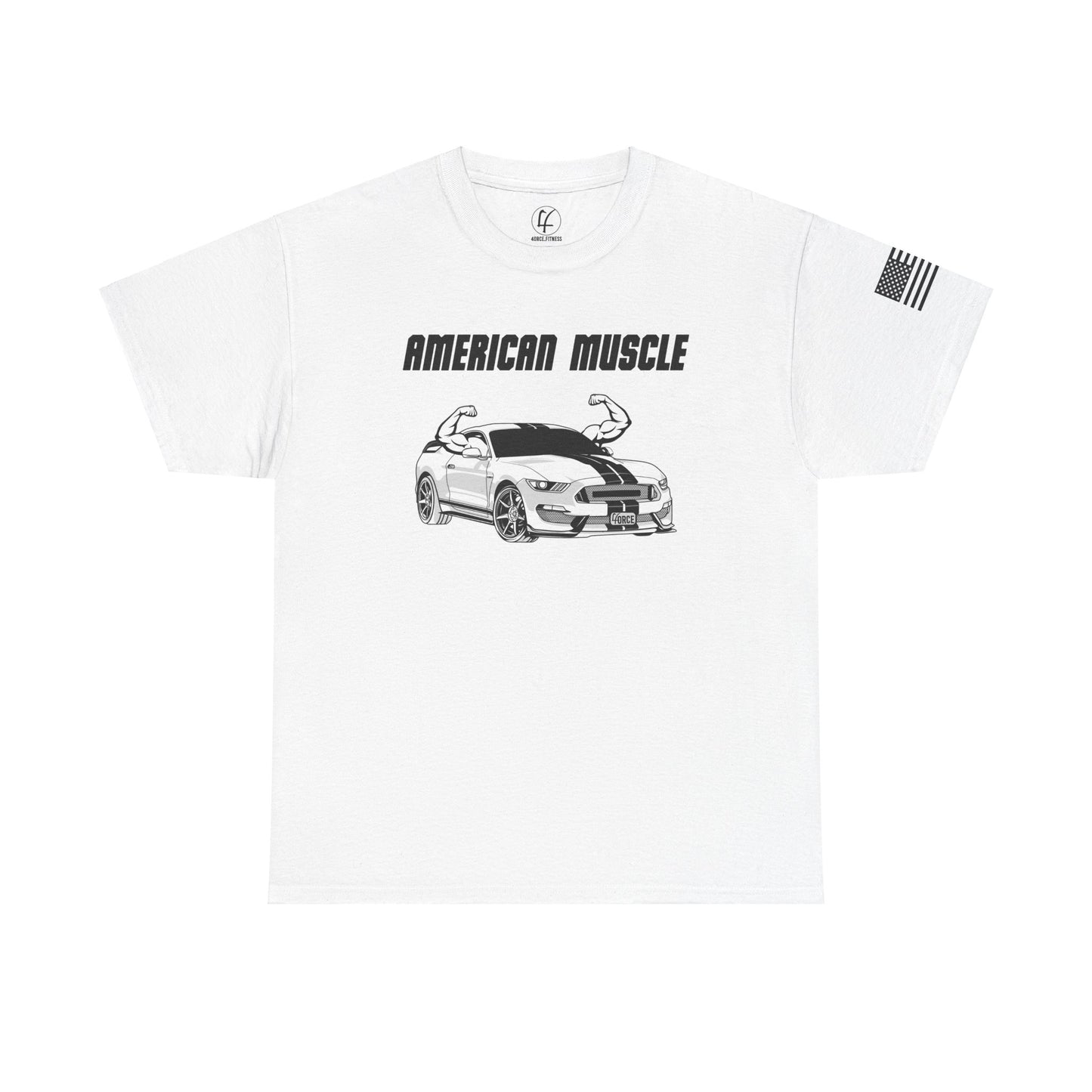 'American Muscle' Classic T-Shirt + Sleeve Print