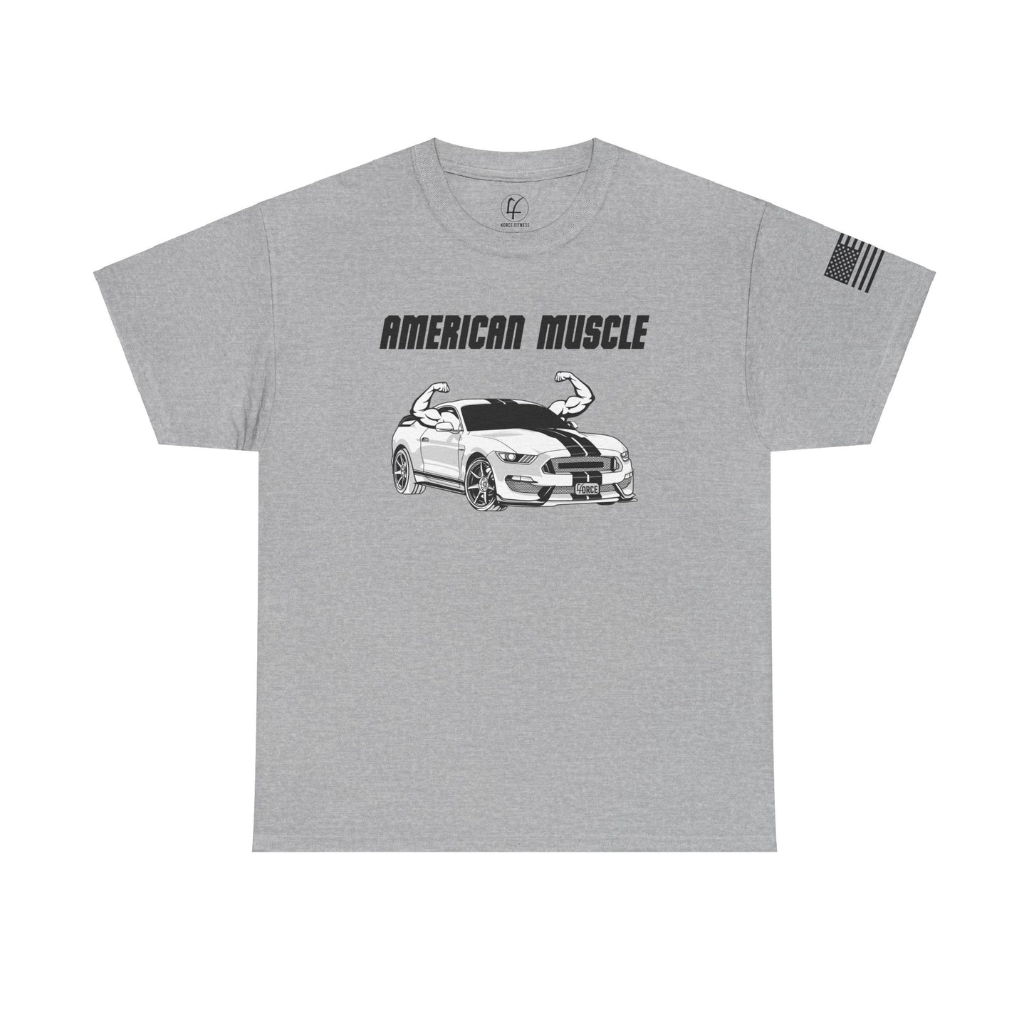 'American Muscle' Classic T-Shirt + Sleeve Print