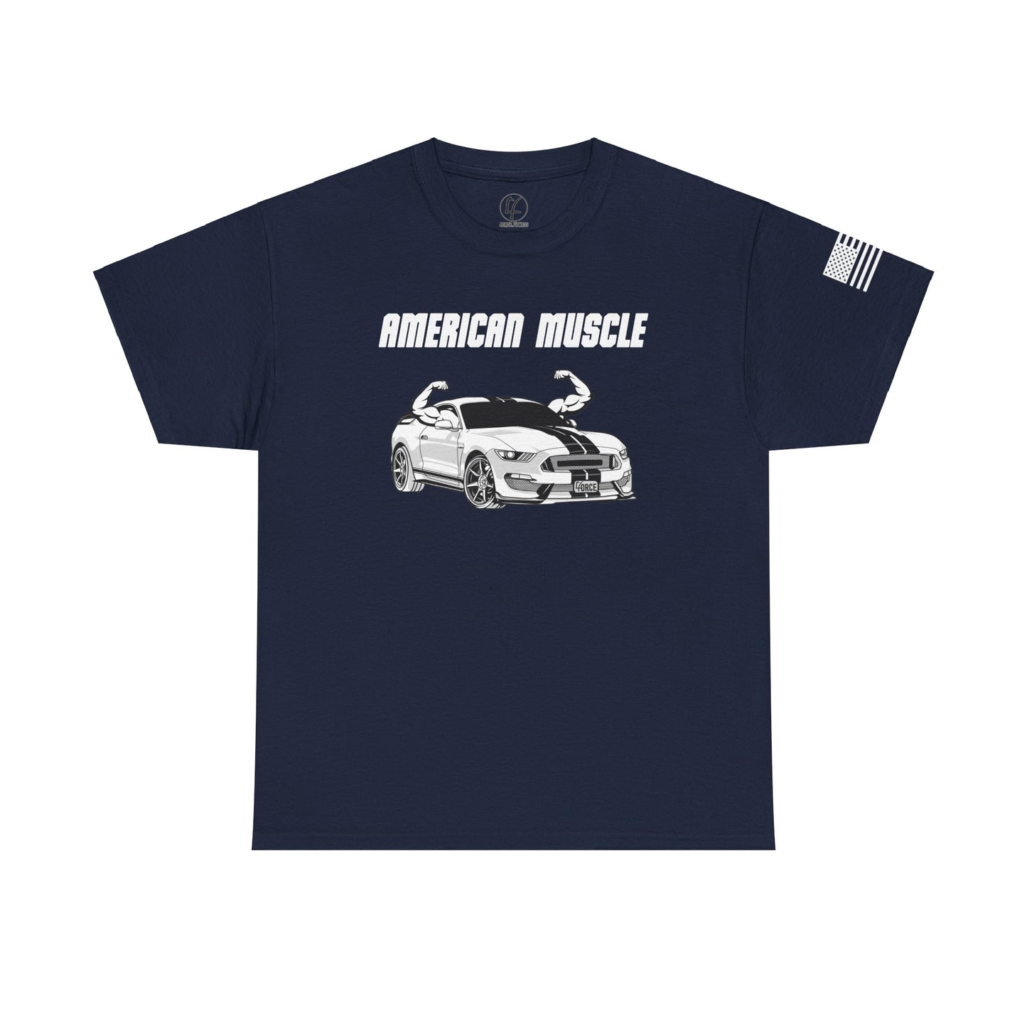 'American Muscle' Classic T-Shirt + Sleeve Print